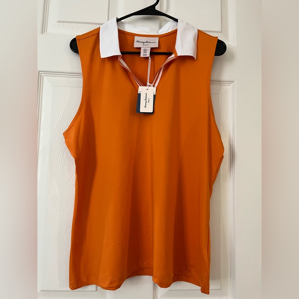 NWT Tommy Bahama Golf Womens Sleeveless Shirt Size XL